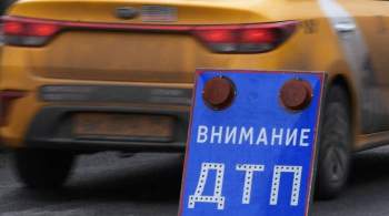 В Москве на Кутузовском проспекте столкнулись BMW и такси