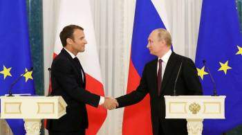 В Кремле рассказали о повестке переговоров Путина и Макрона