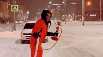 Жителя Ачинска, прокатившегося на сноуборде по автодороге, оштрафовали 