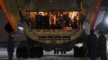 Военно-транспортный самолет с россиянами на борту вылетел из Алма-Аты
