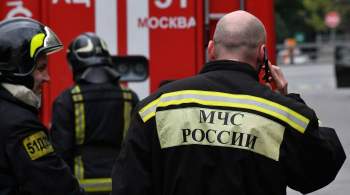 Пожар в доме Скакового общества в Москве потушен