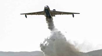 В Мордовию вылетел Бе-200 для тушения природного пожара