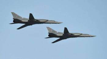 Дальние бомбардировщики Ту-22М3 выполнили патрулирование в небе Белоруссии