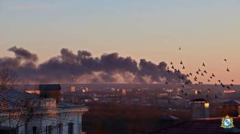 В Курске потушили пожар возле аэродрома, пораженного атакой ВСУ