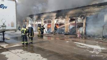 В Приморье ликвидировали открытое горение на складе