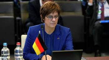 В Германии раскритиковали сценарий министра обороны по сдерживанию России