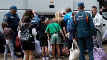 Первые автобусы с детьми из Шебекинского округа отправились в Калугу