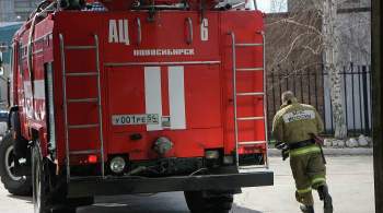 В Пермском крае после столкновения загорелись два грузовика