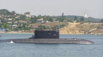 Подлодка  Алроса  отработала торпедные стрельбы в Черном море