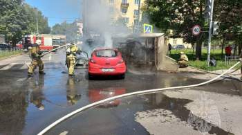 В Нижнем Новгороде  Газель  взорвалась после ДТП