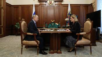 Путин в понедельник встретится с главой Минкультуры Любимовой 