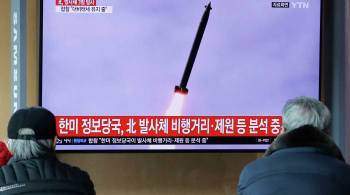 В Южной Корее назвали тип выпущенного КНДР снаряда