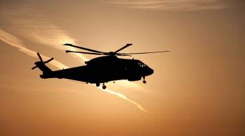 В Испании вертолет таможенников упал в море во время спецоперации