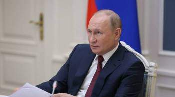 Путин пожелал появления в российской политике патриотичной молодежи