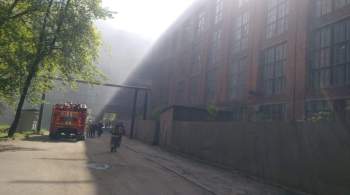 Пожар на заводе в Сергиевом Посаде ликвидировали