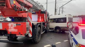В Обнинске в ДТП с маршруткой и пожарной машиной пострадали шесть человек 