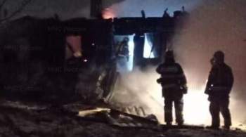 В Брянской области женщина и ребенок погибли при пожаре 