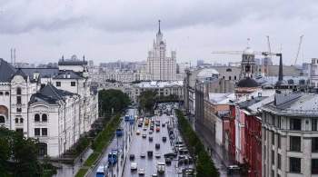 В Москве обрушилась часть крыши у здания на улице Правды