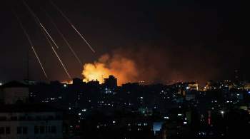 ВВС Израиля нанесли удар по трем подземным пусковым установкам ХАМАС