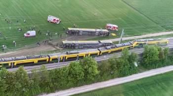 В Австрии один человек погиб при сходе поезда с рельсов