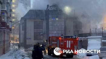 В Казани локализовали пожар в мини-отеле на 936 квадратах 