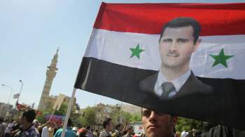 В Дамаске прошла многотысячная акция в поддержку Асада