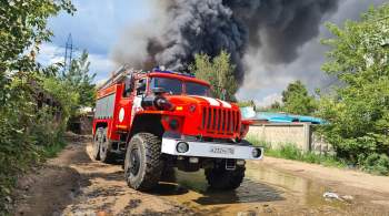 В Самаре потушили открытое горение на территории подшипникового завода 