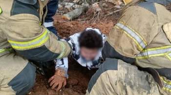 В Ижевске спасли подростка, по пояс увязшего в глине 