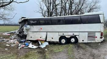 В Минздраве рассказали о состоянии пострадавших в ДТП с автобусом на Кубани 