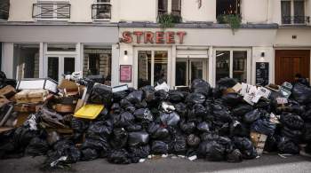 Профсоюз мусорщиков Парижа прекратит забастовку с 29 марта