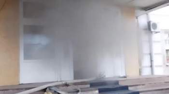 При пожаре в больнице в Биробиджане эвакуировали свыше 50 человек 