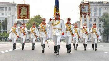 В Кишиневе начался военный парад ко Дню независимости Молдавии