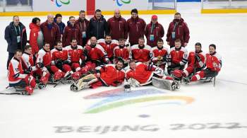 Вторая сборная России по следж-хоккею крупно обыграла команду Армении