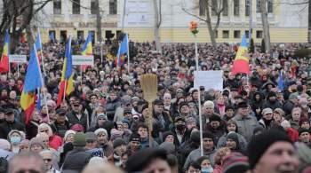 На акцию оппозиции в Кишиневе вышли около 40 тысяч протестующих