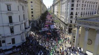В Аргентине журналисты протестовали против действий полиции 