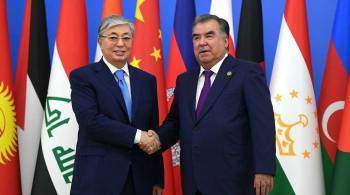 Рахмон и Токаев обсудили ситуацию в Казахстане