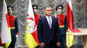 Президент Южной Осетии Гаглоев отправился с визитом в Москву