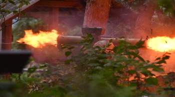 Артиллеристы показали видео уничтожения украинской БМП из пушки  Рапира 