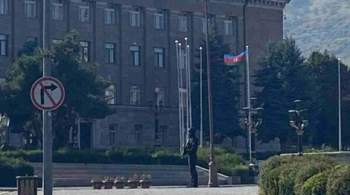 Алиев поднял государственный флаг Азербайджана в Ханкенди 