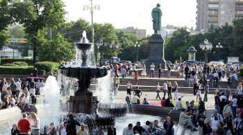 Пушкинский фонтан в центре Москвы капитально отремонтируют