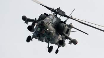 Минобороны показало боевую работу вертолетов Ми-28Н