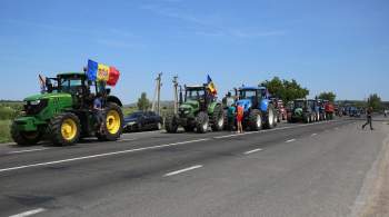 Молдавские фермеры взяли перерыв в протестах для переговоров с властями