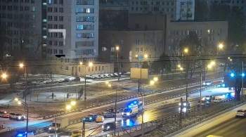 На юго-востоке Москвы столкнулись несколько автомобилей 