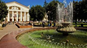 В Калуге в честь 650-летия города открыли мультимедийный фонтан