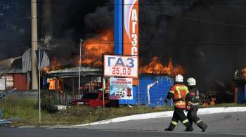 Губернатор назвал основную причину пожара на АЗС в Новосибирске