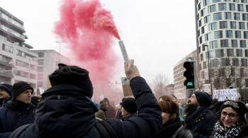 В Брюсселе на акции протеста задержали 70 человек