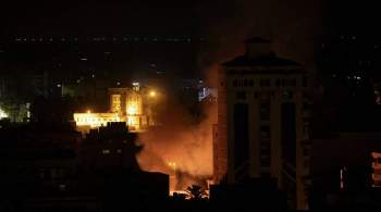 Израильские истребители атаковали здание банка в секторе Газа