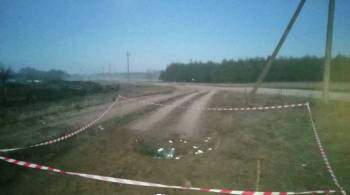 Появились кадры с места разрыва снаряда в Ростовской области