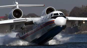 К тушению лесных пожаров в Якутии привлекут самолет Бе-200