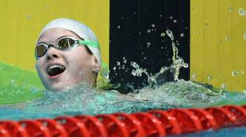 Каменева завоевала бронзу чемпионата Европы на 100-метровке на спине